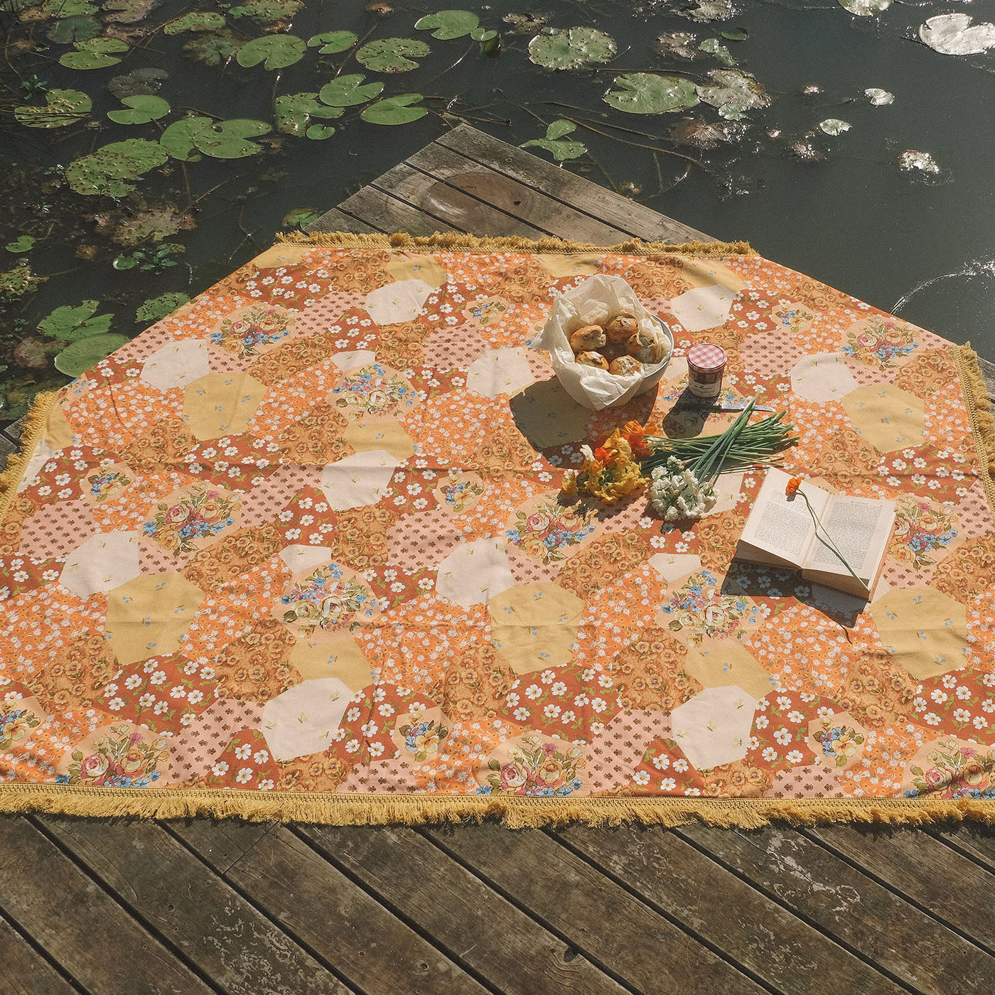 The Freda Patchwork Picnic Rug