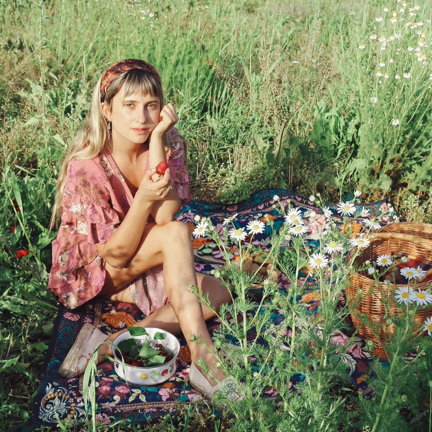 In the wildflowers