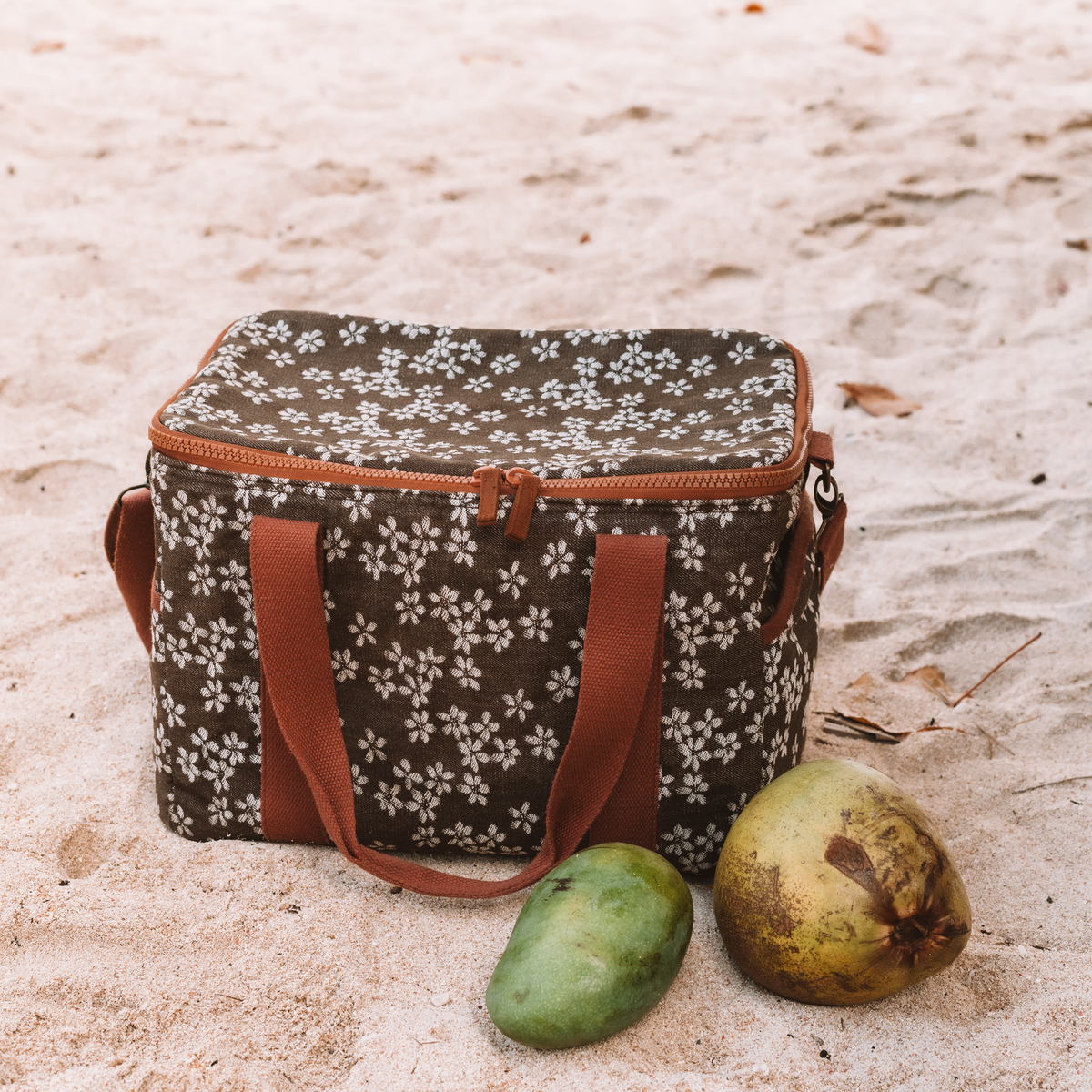 Daisy Cooler Bag Large - Cinnamon
