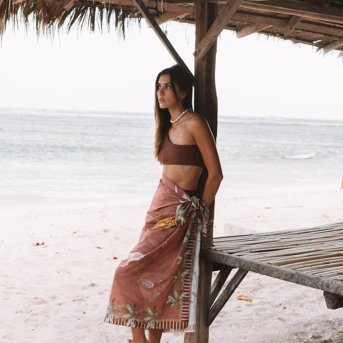 Eye of the Jungle Sarong - Hazel