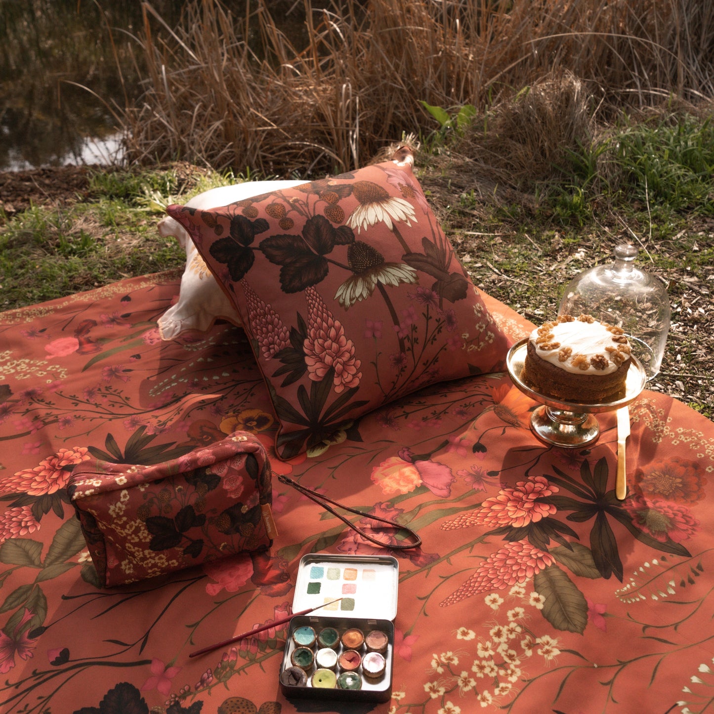 Flourish Sienna Cushion Cover - Medium