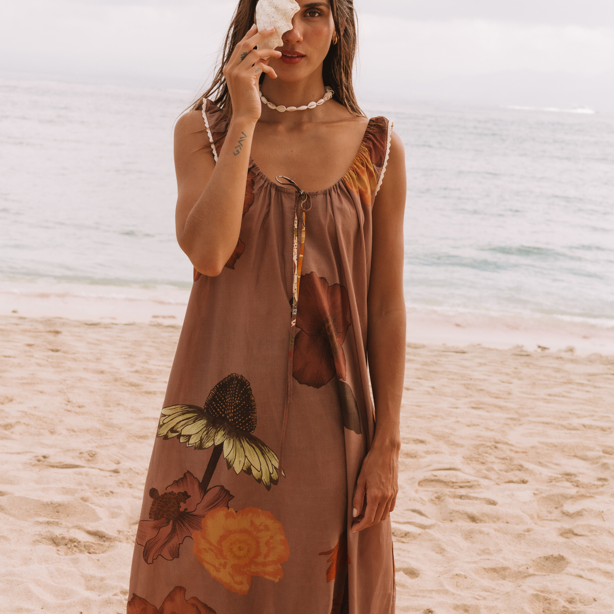 Glades Maxi Dress - Cedar