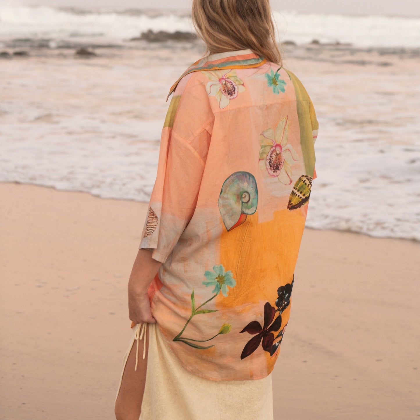 Annie Everingham Over Swim Shirt - Pastel Sea