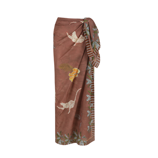 Eye of the Jungle Sarong - Hazel