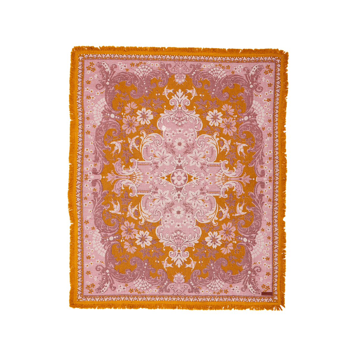 Ornate Floral Throw